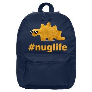 Funny Saying Nuglife Funny Dinosaur Nugget 16 in Basic Backpack