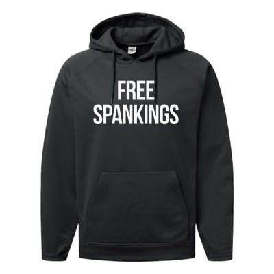 Free Spankings Naughty Dirty Adult Humor Dominant Sub Dom Performance Fleece Hoodie