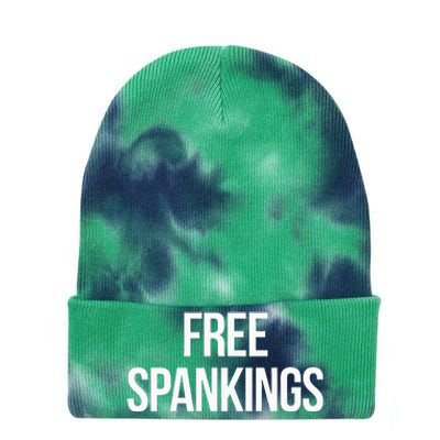 Free Spankings Naughty Dirty Adult Humor Dominant Sub Dom Tie Dye 12in Knit Beanie