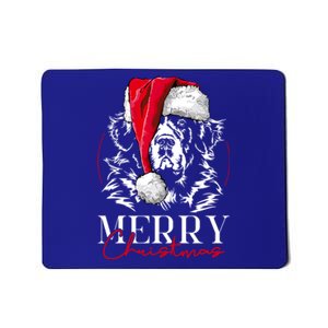 Funny Santa Newfoundland Newfie Merry Christmas Dog Mom Gift Mousepad