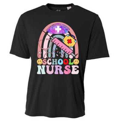 Funny School Nurse Graphic Tees Tops Back To School Cooling Performance Crew T-Shirt