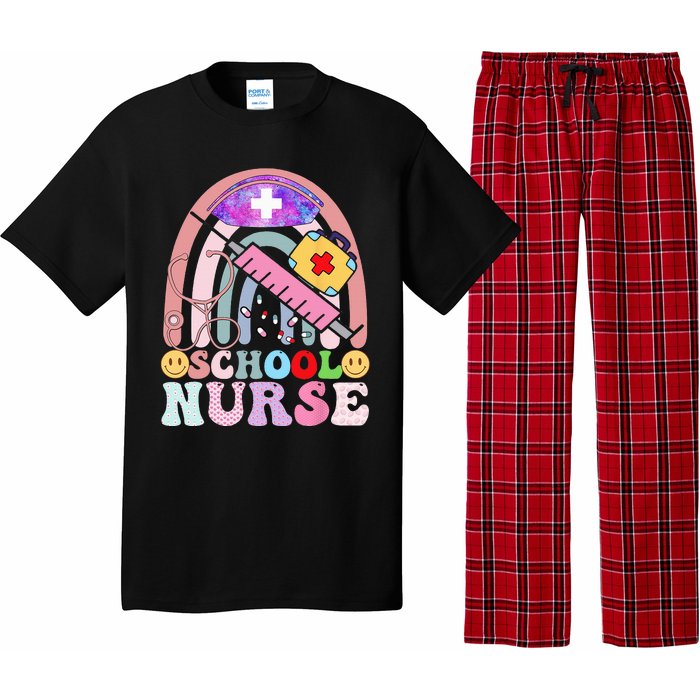 Funny School Nurse Graphic Tees Tops Back To School Pajama Set