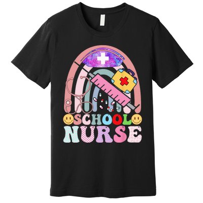 Funny School Nurse Graphic Tees Tops Back To School Premium T-Shirt