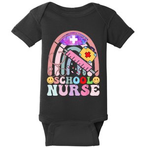 Funny School Nurse Graphic Tees Tops Back To School Baby Bodysuit