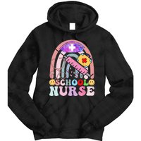 Funny School Nurse Graphic Tees Tops Back To School Tie Dye Hoodie