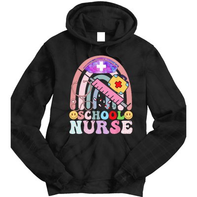 Funny School Nurse Graphic Tees Tops Back To School Tie Dye Hoodie