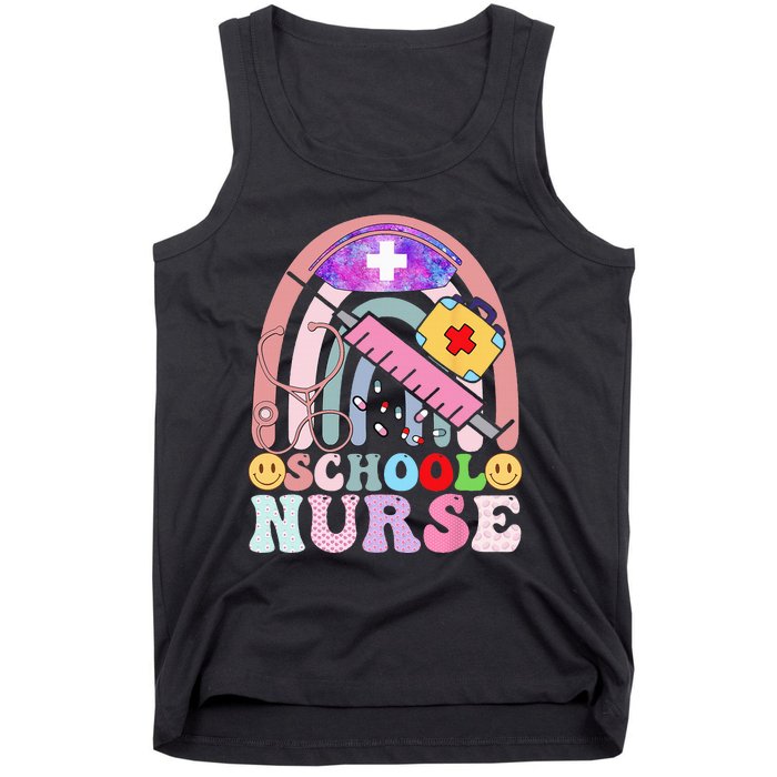 Funny School Nurse Graphic Tees Tops Back To School Tank Top