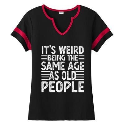 Funny Sarcastic Novelty Graphic Ladies Halftime Notch Neck Tee