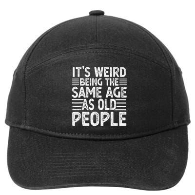 Funny Sarcastic Novelty Graphic 7-Panel Snapback Hat