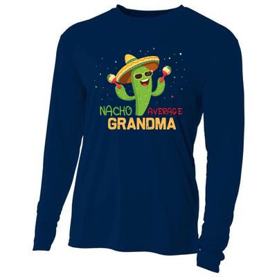 Funny Saying Nacho Average Grandma Humor Gifts Mexican Wo Cooling Performance Long Sleeve Crew