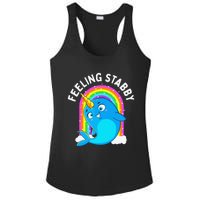 Feeling Stabby Narwhal Kawaii Whale Gift Teen Ladies PosiCharge Competitor Racerback Tank