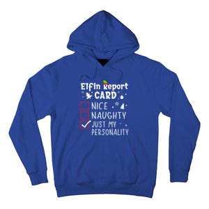 Funny Sayings N Christmas Nice Naughty Xmas List Gift Hoodie