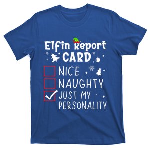 Funny Sayings N Christmas Nice Naughty Xmas List Gift T-Shirt