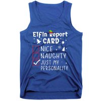 Funny Sayings N Christmas Nice Naughty Xmas List Gift Tank Top