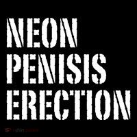 Funny Saying Neon Penisis Erection Women's V-Neck T-Shirt