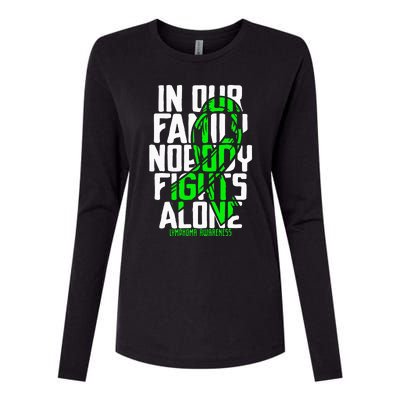 Family Support Non HodgkinS Lymphoma Cancer Awareness Womens Cotton Relaxed Long Sleeve T-Shirt