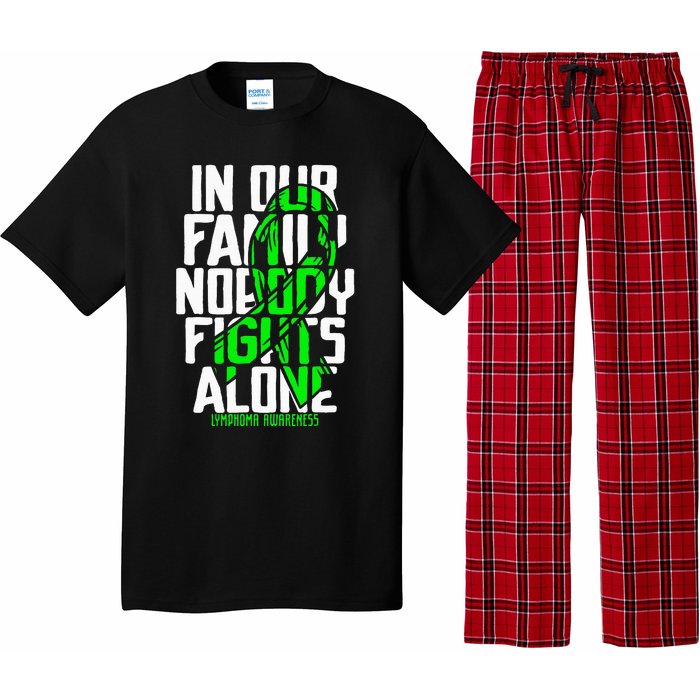 Family Support Non HodgkinS Lymphoma Cancer Awareness Pajama Set