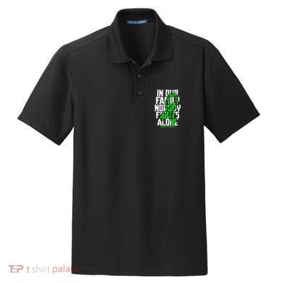 Family Support Non HodgkinS Lymphoma Cancer Awareness Dry Zone Grid Polo