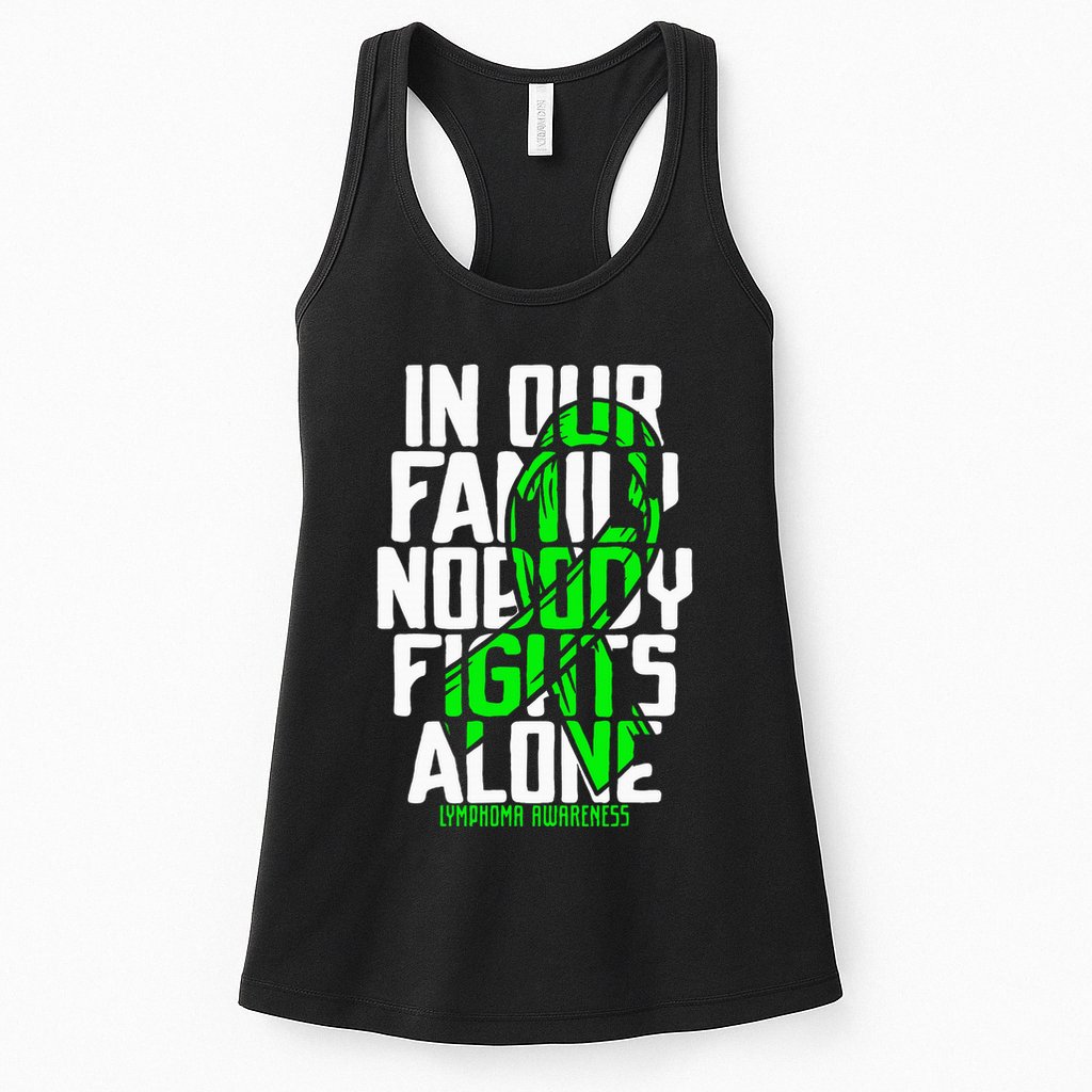Family Support Non HodgkinS Lymphoma Cancer Awareness Womens Tank Top