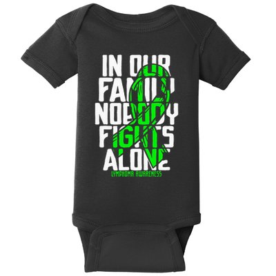 Family Support Non HodgkinS Lymphoma Cancer Awareness Baby Bodysuit