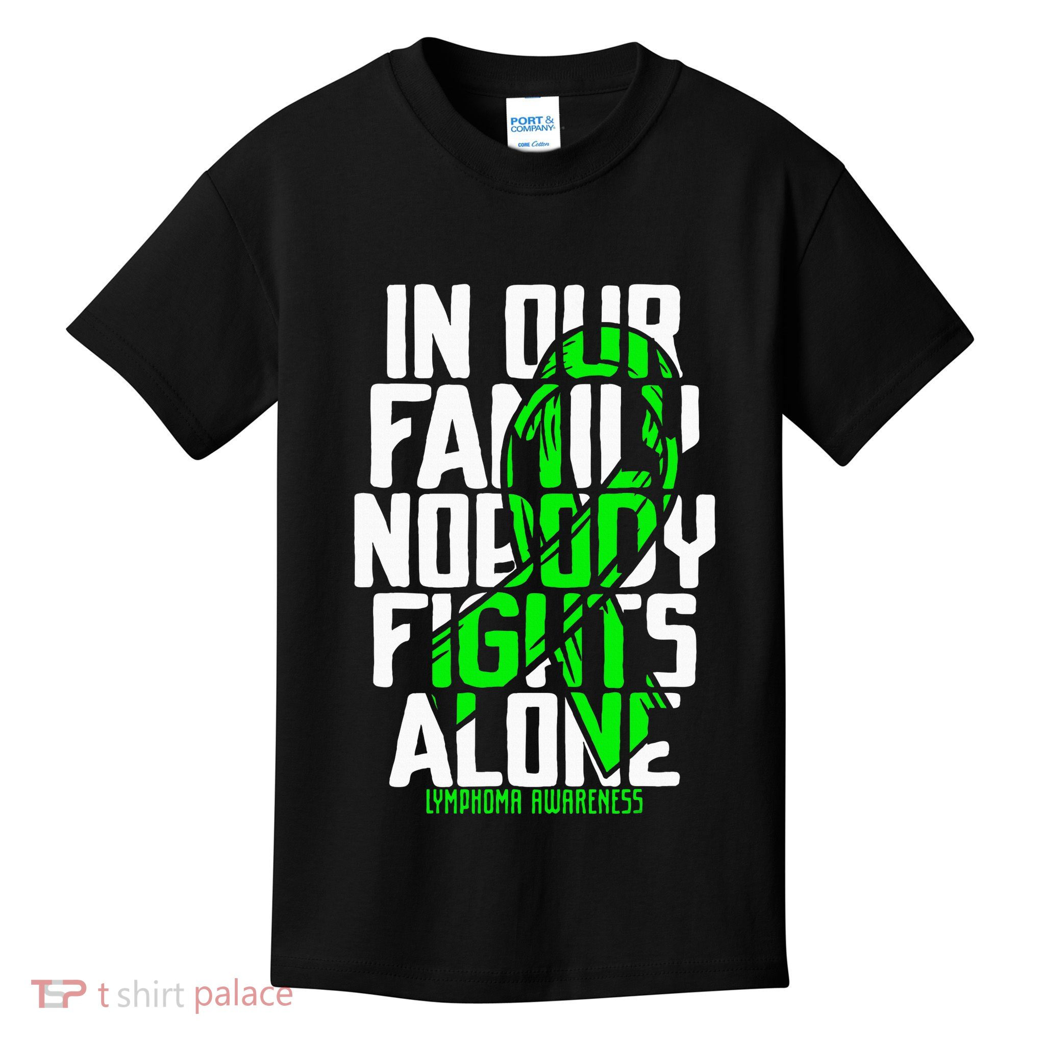 Family Support Non HodgkinS Lymphoma Cancer Awareness Kids T-Shirt