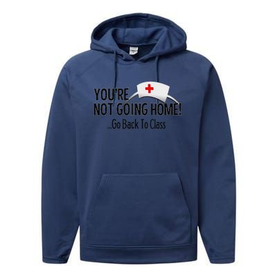 Funny School Nurse Nurses Day Appreciation Week Gift Idea Performance Fleece Hoodie