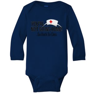 Funny School Nurse Nurses Day Appreciation Week Gift Idea Baby Long Sleeve Bodysuit