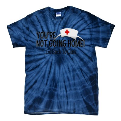 Funny School Nurse Nurses Day Appreciation Week Gift Idea Tie-Dye T-Shirt