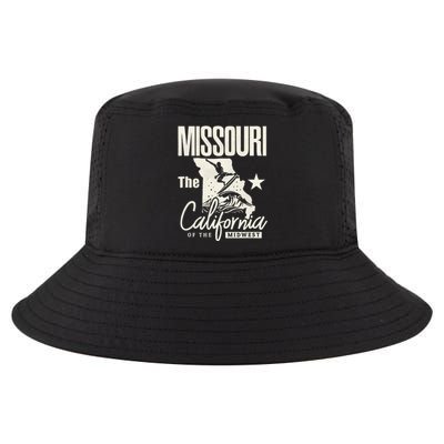 Funny State Of Missouri The California Of The Midwest Cool Comfort Performance Bucket Hat