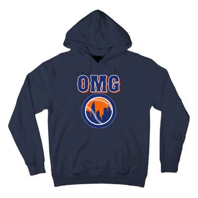 Funny Says Omg Baseball Lovers Omg Baseball Tall Hoodie