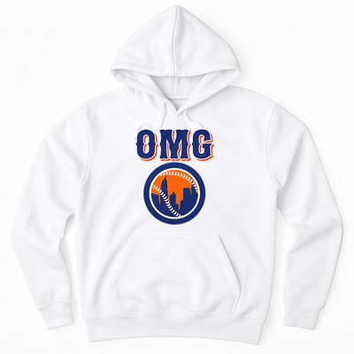 Funny Says Omg Baseball Lovers Omg Baseball Hoodie