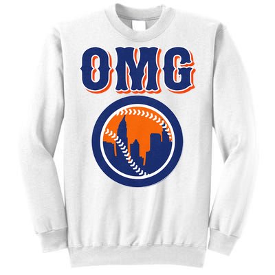 Funny Says Omg Baseball Lovers Omg Baseball Sweatshirt