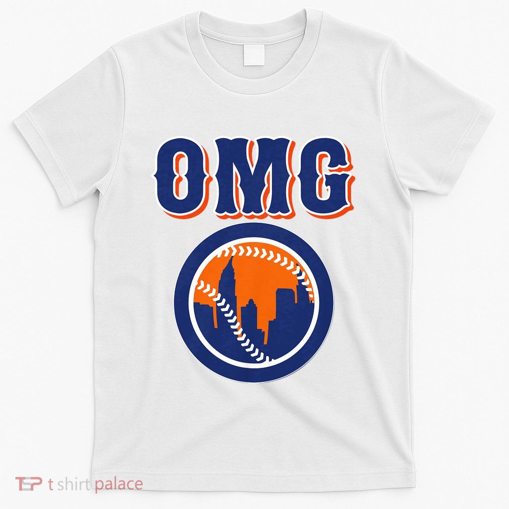 Funny Says Omg Baseball Lovers Omg Baseball T-Shirt
