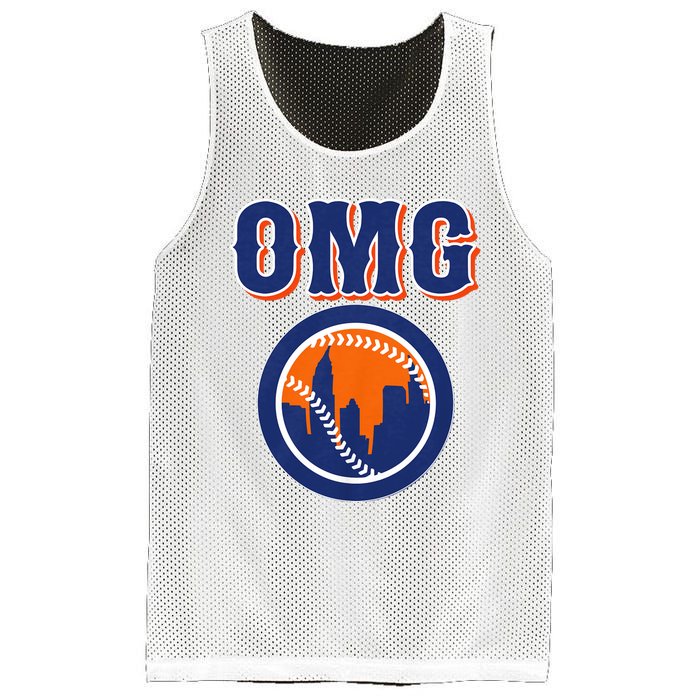 Funny Says Omg Baseball Lovers Omg Baseball Mesh Reversible Basketball Jersey Tank