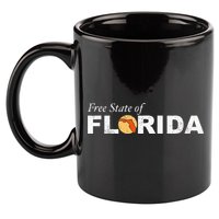 Free State Of Florida 11oz C Handle Ceramic Mug