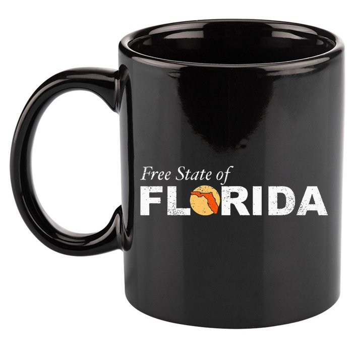 Free State Of Florida 11oz C Handle Ceramic Mug