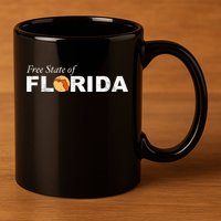 Free State Of Florida 11oz C Handle Ceramic Mug