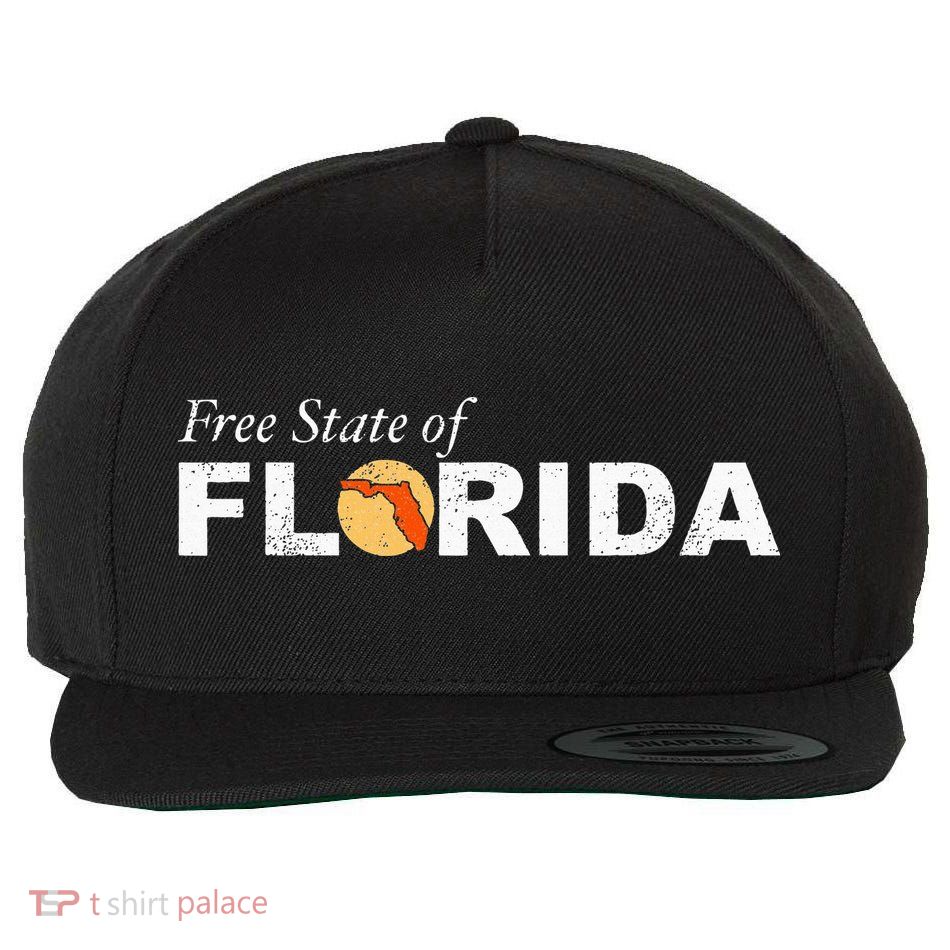 Free State Of Florida Wool Snapback Cap