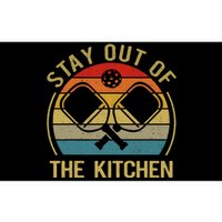 Funny Stay Out Of The Kitchen Pickleball Dad Mom Bumper Sticker