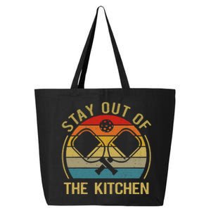 Funny Stay Out Of The Kitchen Pickleball Dad Mom 25L Jumbo Tote