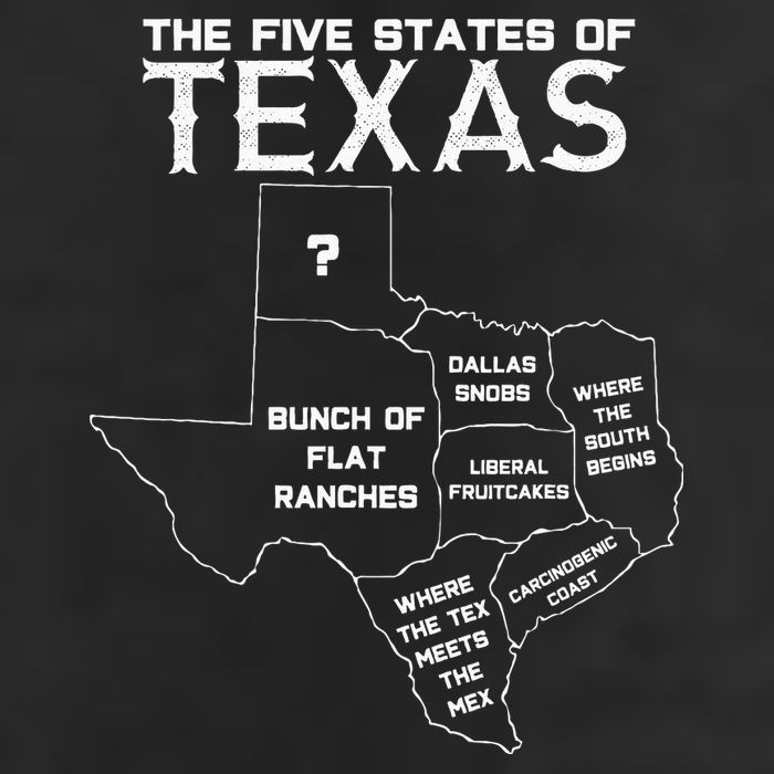 Five States Of Texas Funny Maps Of Dallas Houston Austin Cool Comfort Performance Bucket Hat
