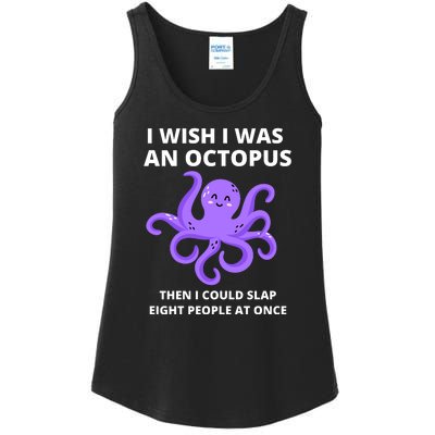 Funny Sarcastic Octopus Gift Ladies Essential Tank