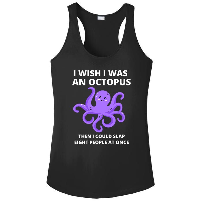 Funny Sarcastic Octopus Gift Ladies PosiCharge Competitor Racerback Tank