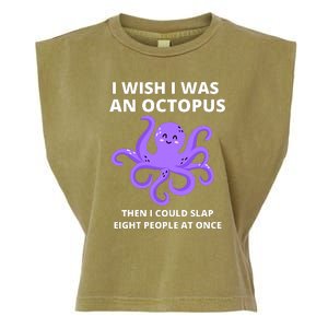 Funny Sarcastic Octopus Gift Garment-Dyed Women's Muscle Tee