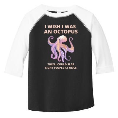 Funny Sarcastic Octopus Gift Toddler Fine Jersey T-Shirt