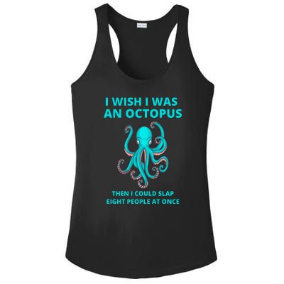 Funny Sarcastic Octopus Gift Ladies PosiCharge Competitor Racerback Tank