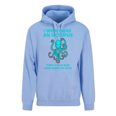 Funny Sarcastic Octopus Gift Unisex Surf Hoodie