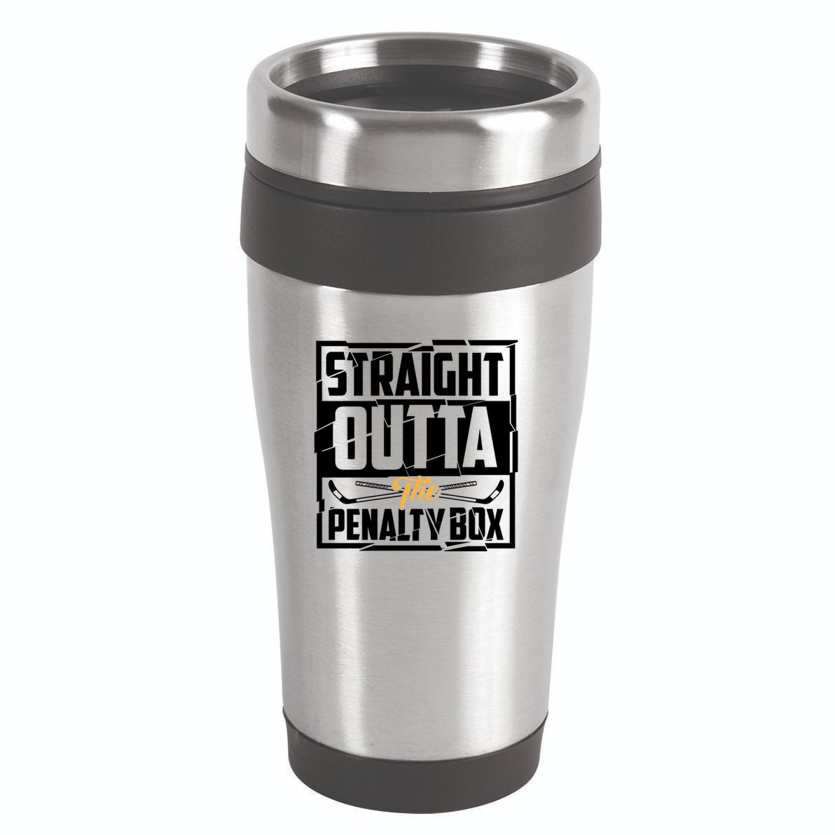 Funny Straight Outta The Penalty Box Cool Hockey Player Gift 16oz Travel Tumbler