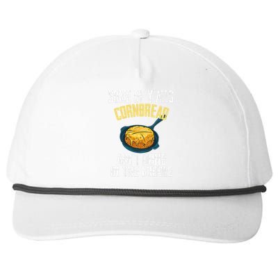 Funny Some Of YAlls Cornbread AinT Done In The Middle Snapback Five-Panel Rope Hat