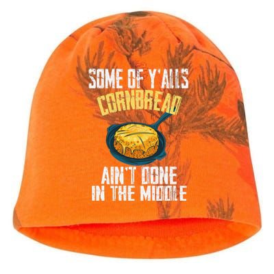 Funny Some Of YAlls Cornbread AinT Done In The Middle Kati - Camo Knit Beanie